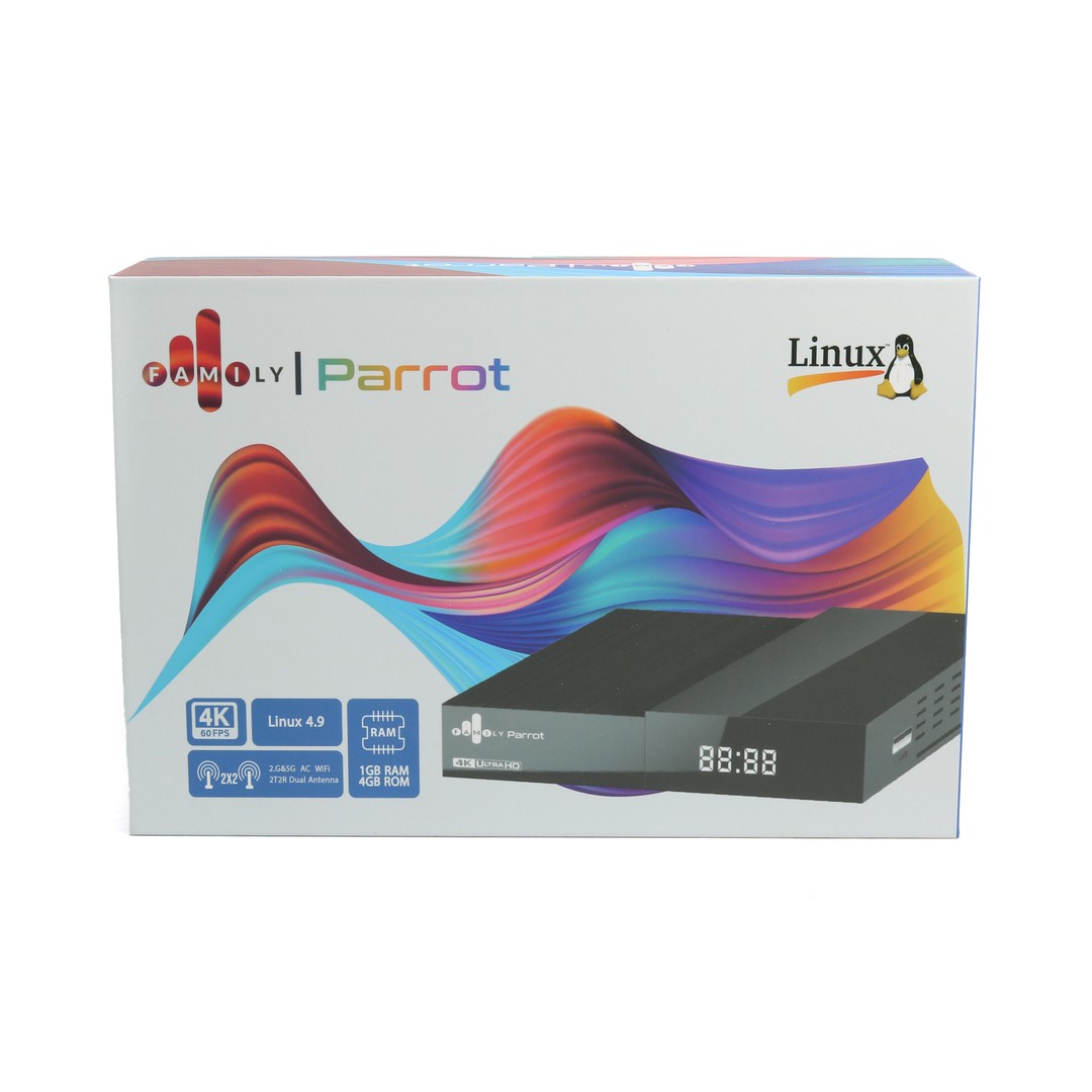 Family Parrot 4K Ultra HD Media Box