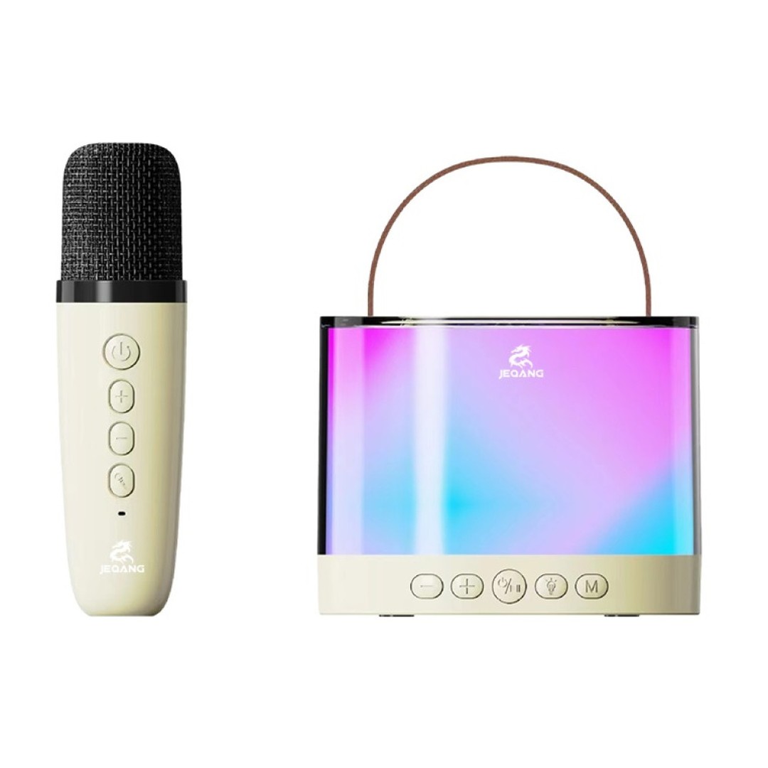 JEGANG Karaoke Microphone & Speaker Set