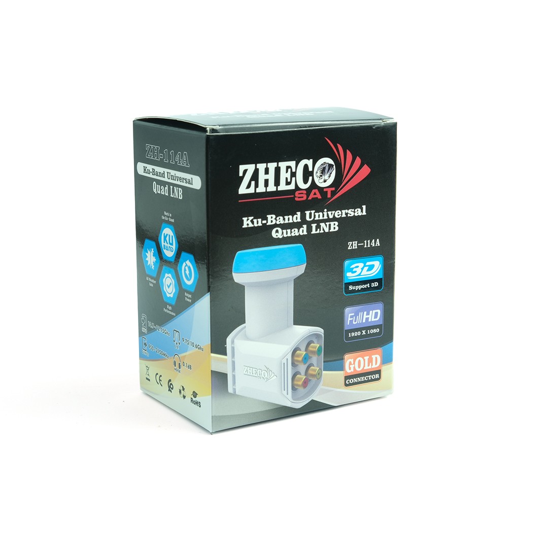 ZHECO Ku-Band Universal Quad LNB
