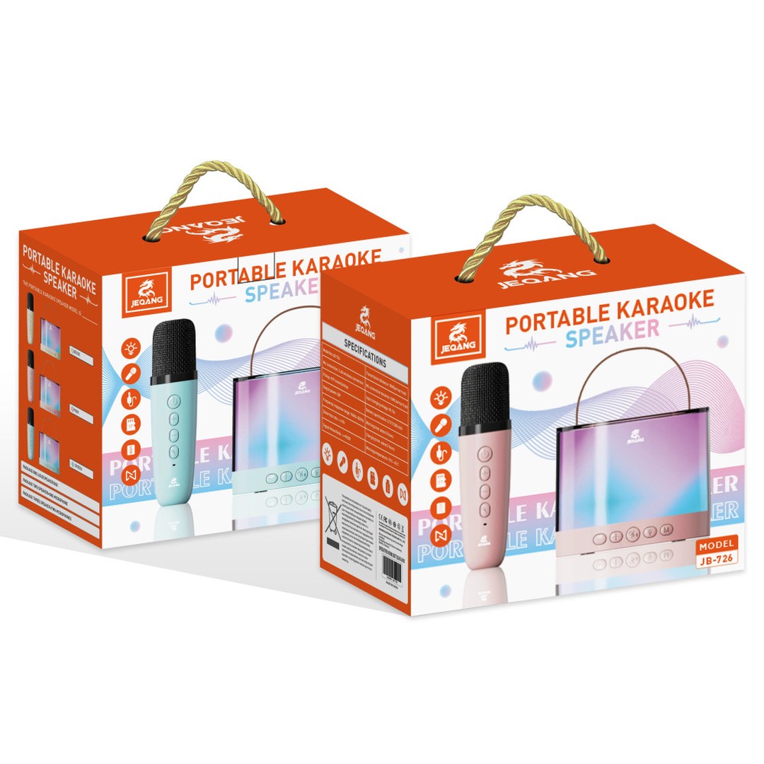 JEGANG Karaoke Microphone & Speaker Set