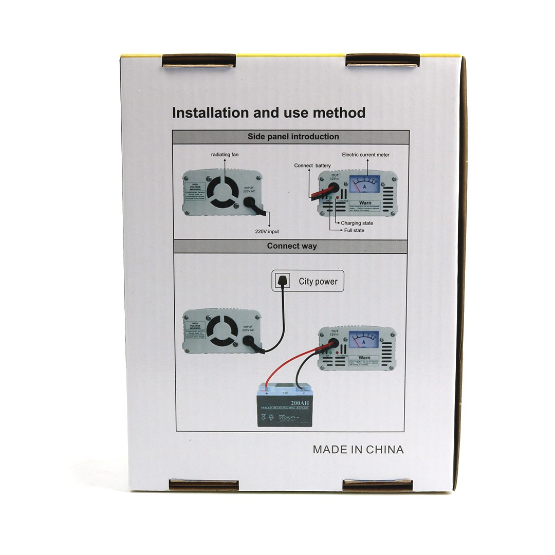 Intelligent 12V 10A Battery Charger