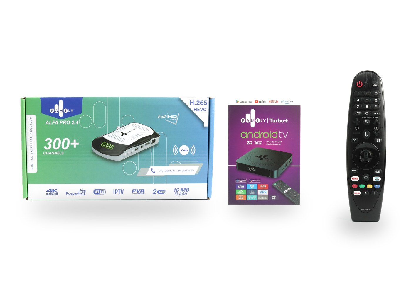 Satellite receiver, TV box and remote control